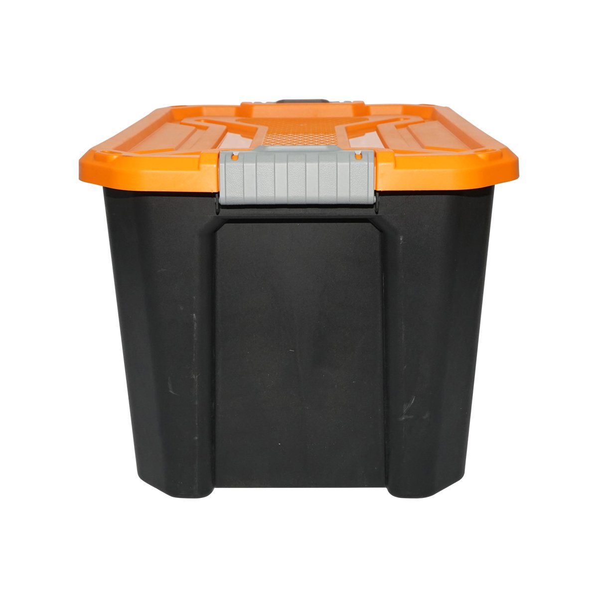 Cutie, lada depozitare heavy duty 40L cu capac, portocalie 490x380x200mm Breckner Germany